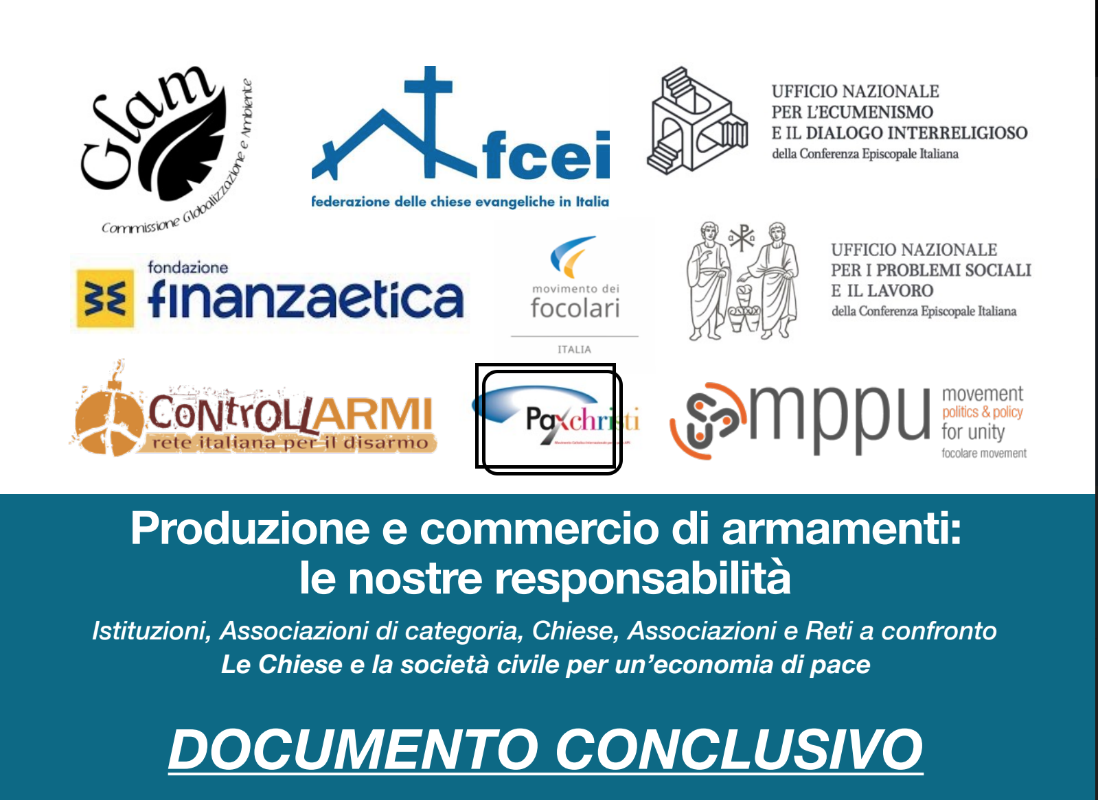 Produzione e commercio di armamenti: le nostre responsabilità